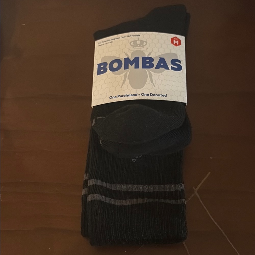 Bombas Men's Black Socks